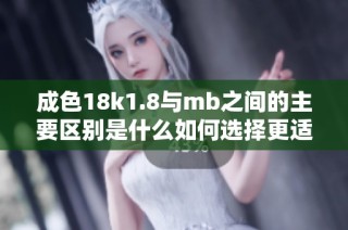 成色18k1.8与mb之间的主要区别是什么如何选择更适合的类型