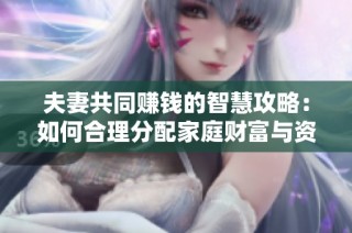 夫妻共同赚钱的智慧攻略：如何合理分配家庭财富与资源管理
