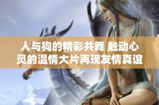 人与狗的精彩共舞 触动心灵的温情大片再现友情真谊