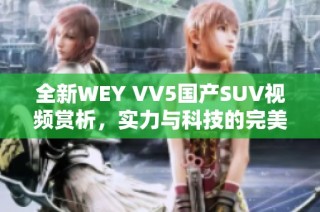 全新WEY VV5国产SUV视频赏析，实力与科技的完美结合！