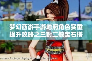 梦幻西游手游地府角色实重提升攻略之三耐二敏宝石搭配方案