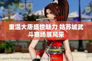 重温大唐盛世魅力 姑苏城武斗赛场展风采