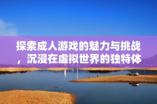 探索成人游戏的魅力与挑战，沉浸在虚拟世界的独特体验中