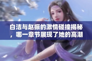 白洁与赵振的激情碰撞揭秘，哪一章节展现了她的高潮时刻