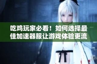 吃鸡玩家必看！如何选择最佳加速器服让游戏体验更流畅