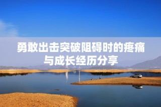 勇敢出击突破阻碍时的疼痛与成长经历分享