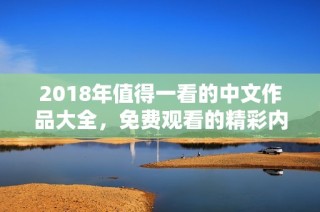2018年值得一看的中文作品大全，免费观看的精彩内容推荐