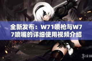 全新发布：W71喷枪与W77喷嘴的详细使用视频介绍