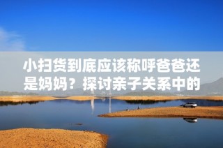 小扫货到底应该称呼爸爸还是妈妈？探讨亲子关系中的叫法选择