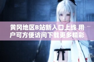 黄冈地区B站新入口上线 用户可方便访问下载更多精彩内容