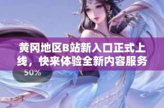 黄冈地区B站新入口正式上线，快来体验全新内容服务！