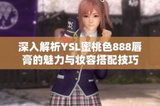 深入解析YSL蜜桃色888唇膏的魅力与妆容搭配技巧