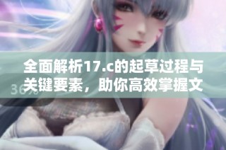 全面解析17.c的起草过程与关键要素，助你高效掌握文档撰写技巧