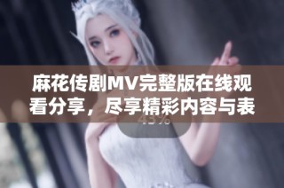 麻花传剧MV完整版在线观看分享，尽享精彩内容与表演魅力