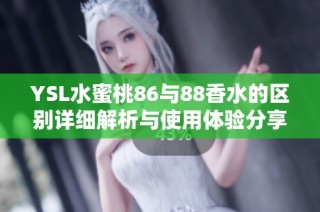 YSL水蜜桃86与88香水的区别详细解析与使用体验分享