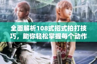 全面解析108式招式拍打技巧，助你轻松掌握每个动作要领