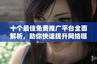 十个最佳免费推广平台全面解析，助你快速提升网络曝光度