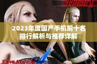 2023年度国产手机前十名排行解析与推荐详解