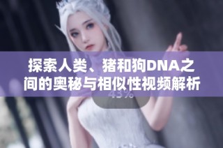 探索人类、猪和狗DNA之间的奥秘与相似性视频解析