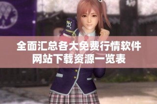全面汇总各大免费行情软件网站下载资源一览表