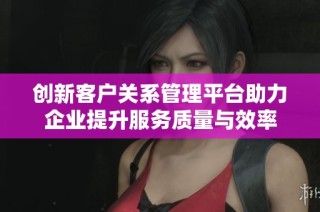 创新客户关系管理平台助力企业提升服务质量与效率