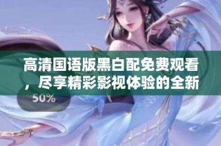 高清国语版黑白配免费观看，尽享精彩影视体验的全新选择