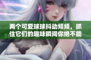 两个可爱球球抖动频频，抓住它们的趣味瞬间你绝不能错过