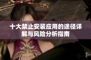 十大禁止安装应用的途径详解与风险分析指南