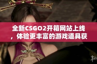 全新CSGO2开箱网站上线，体验更丰富的游戏道具获取方式