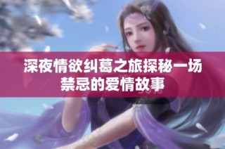 深夜情欲纠葛之旅探秘一场禁忌的爱情故事