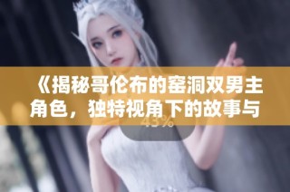 《揭秘哥伦布的窑洞双男主角色，独特视角下的故事与情感》