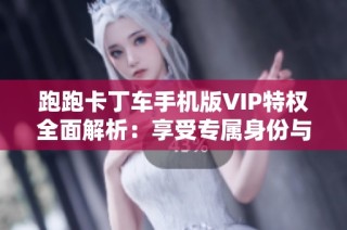 跑跑卡丁车手机版VIP特权全面解析：享受专属身份与优越体验