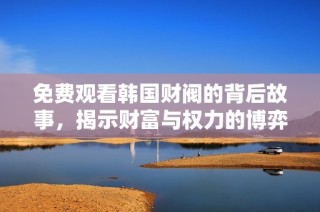 免费观看韩国财阀的背后故事，揭示财富与权力的博弈与冲突