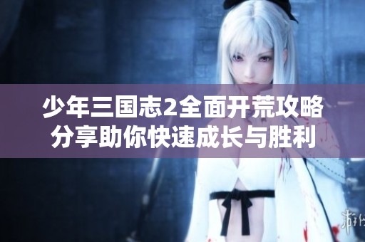 少年三国志2全面开荒攻略分享助你快速成长与胜利