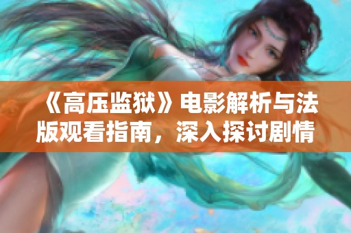 《高压监狱》电影解析与法版观看指南，深入探讨剧情背后的社会意义