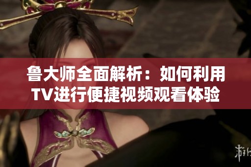 鲁大师全面解析：如何利用TV进行便捷视频观看体验