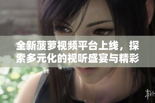 全新菠萝视频平台上线，探索多元化的视听盛宴与精彩内容体验