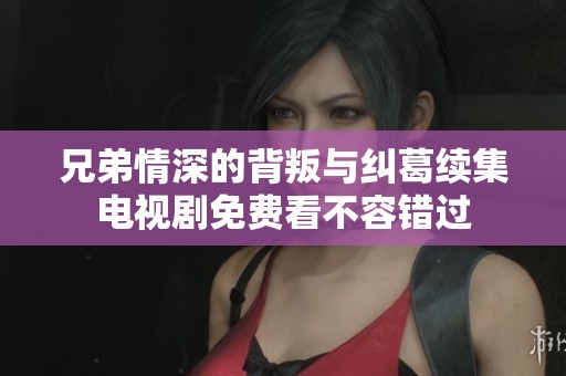 兄弟情深的背叛与纠葛续集电视剧免费看不容错过