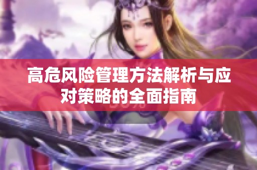 高危风险管理方法解析与应对策略的全面指南