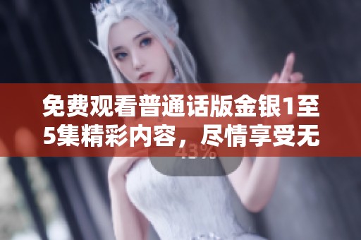 免费观看普通话版金银1至5集精彩内容，尽情享受无与伦比的娱乐时光