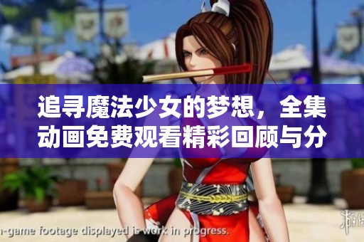 追寻魔法少女的梦想，全集动画免费观看精彩回顾与分享