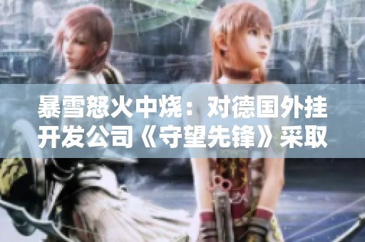 暴雪怒火中烧：对德国外挂开发公司《守望先锋》采取强硬措施