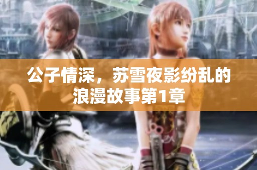 公子情深，苏雪夜影纷乱的浪漫故事第1章