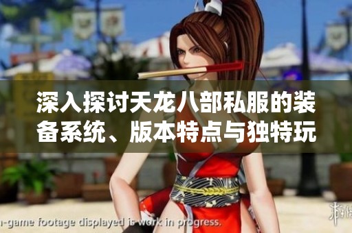 深入探讨天龙八部私服的装备系统、版本特点与独特玩法解析