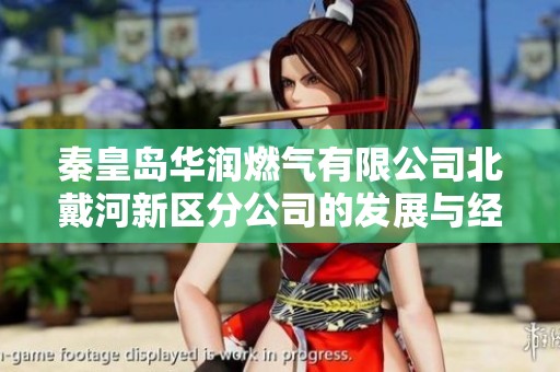 秦皇岛华润燃气有限公司北戴河新区分公司的发展与经营分析