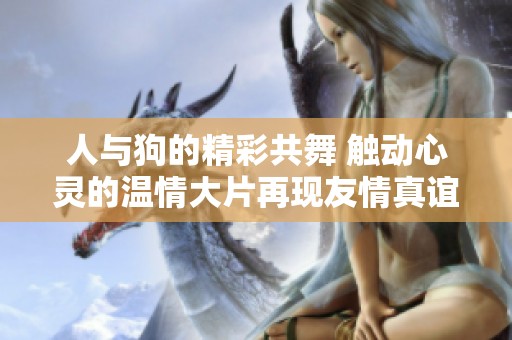 人与狗的精彩共舞 触动心灵的温情大片再现友情真谊