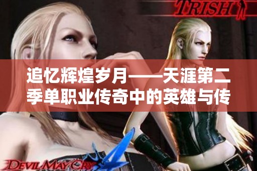追忆辉煌岁月——天涯第二季单职业传奇中的英雄与传奇人物