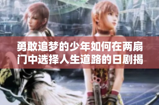 勇敢追梦的少年如何在两扇门中选择人生道路的日剧揭秘