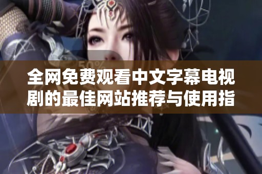 全网免费观看中文字幕电视剧的最佳网站推荐与使用指南