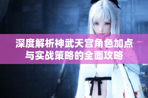 深度解析神武天宫角色加点与实战策略的全面攻略